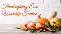 Thanksgiving service slide