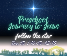 Preschool J2J Follow the Star