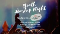 Youth worship night